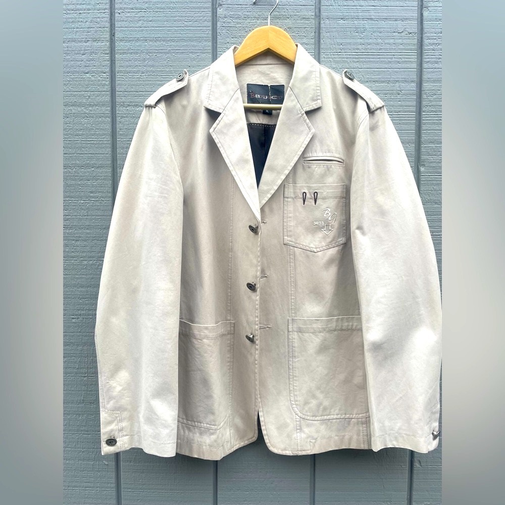 Men’s Tan Blazer Jacket XL Lightweight Casual Business Sport Coat Neutral